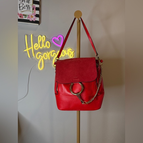 Chloe Red Faye Bag main image 9